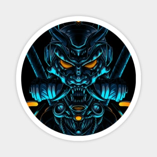 Cyber Oni Mask Magnet